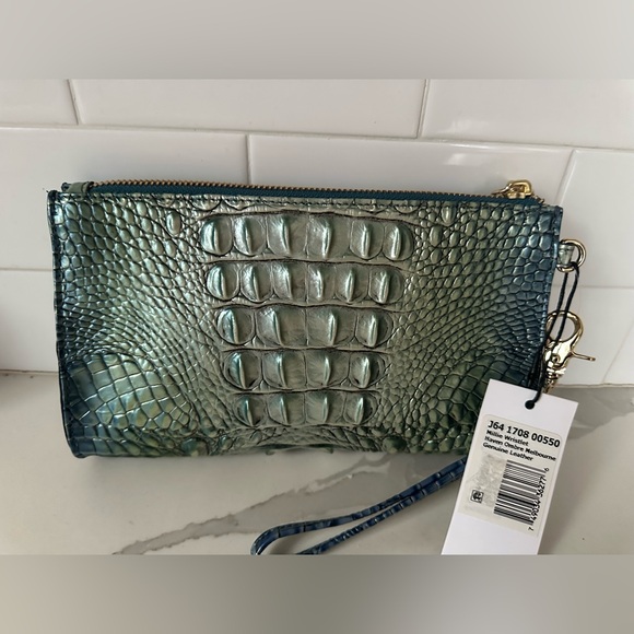 Brahmin Millie wristlet Heaven ombre Melbourne leather - Picture 4 of 6